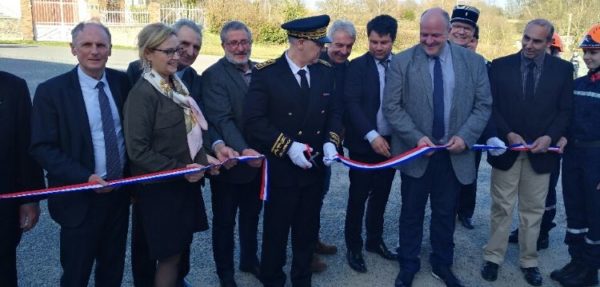 Vendredi 6 avril 2018. Inauguration de l’extension du centre de secours de Measnes.