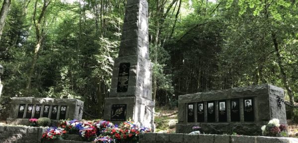 7 septembre 2018. Cérémonie du souvenir du Premier Maquis creusois au monument du Bois du Thouraud, à Maisonisses.