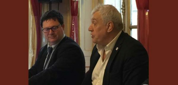 10 avril 2019. Réunion d’échanges avec Claude ATCHER, directeur général du G.I.P. Coupe du monde de rugby FRANCE 2023.