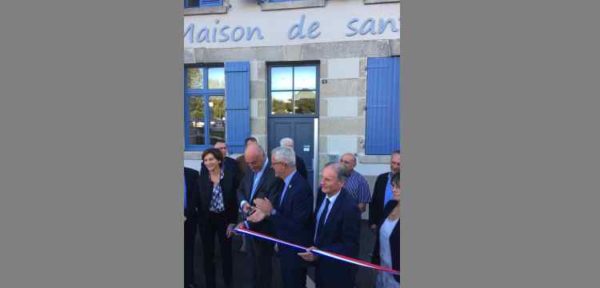 11 septembre 2019. Inauguration de la Maison de Santé de Saint-Vaury, en présence d’Alain Rousset.