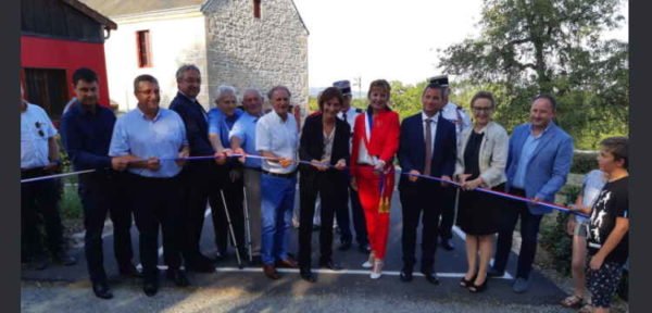 30 août 2019. Inauguration de la salle d’activités socio-culturelles de Blaudeix.