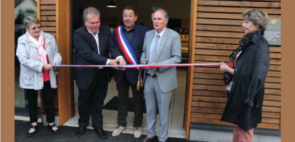 5 octobre 2019. Inauguration du multiservice de Saint-Dizier-Leyrenne.